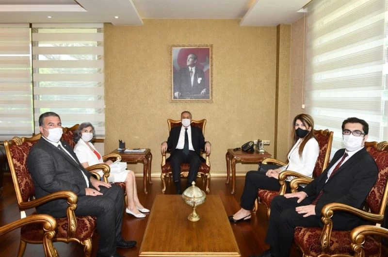 KKTC Mersin Başkonsolosu Mendeli, Vali Su’yu ziyaret etti
