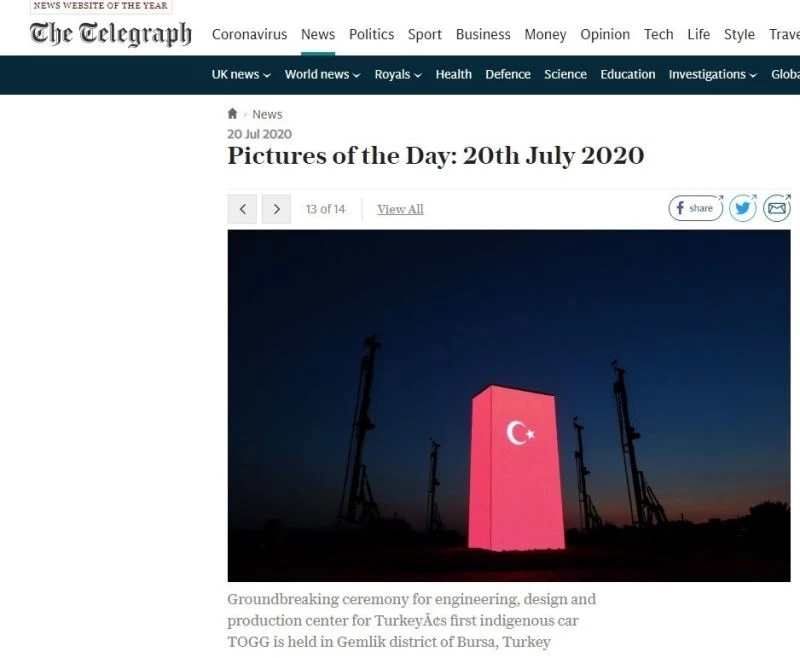 Türkiye’nin yerli otomobili İngiliz basınında
