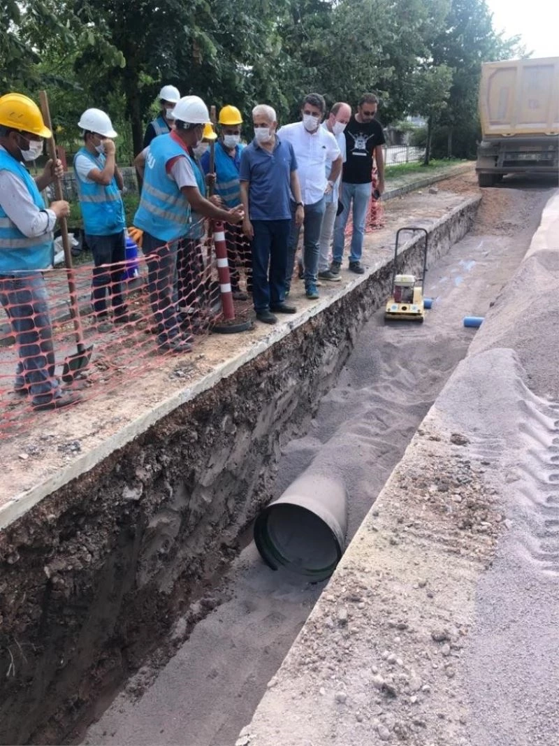 İSU Genel Müdürü Ali Sağlık, yatırımları yerinde inceledi
