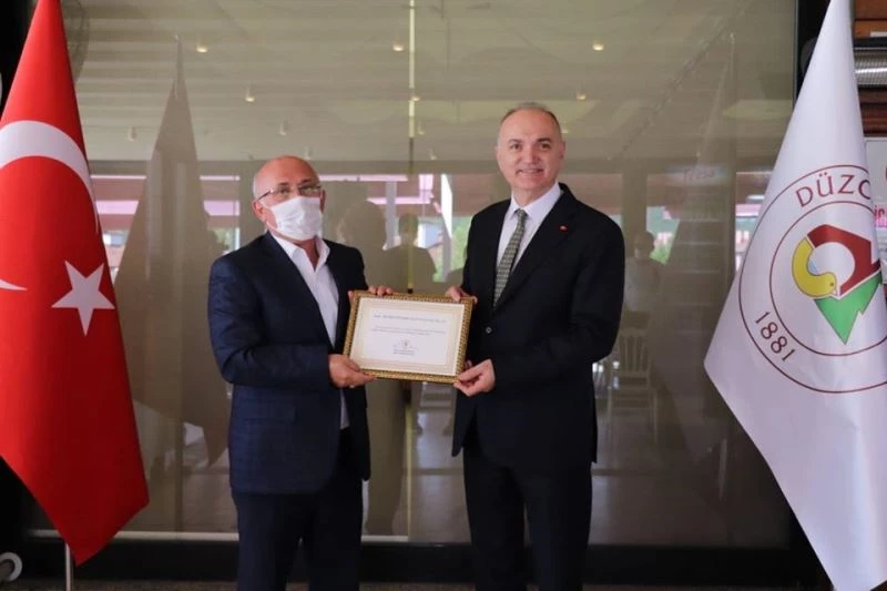 Başkan Özlü’den Divapan’a teşekkür
