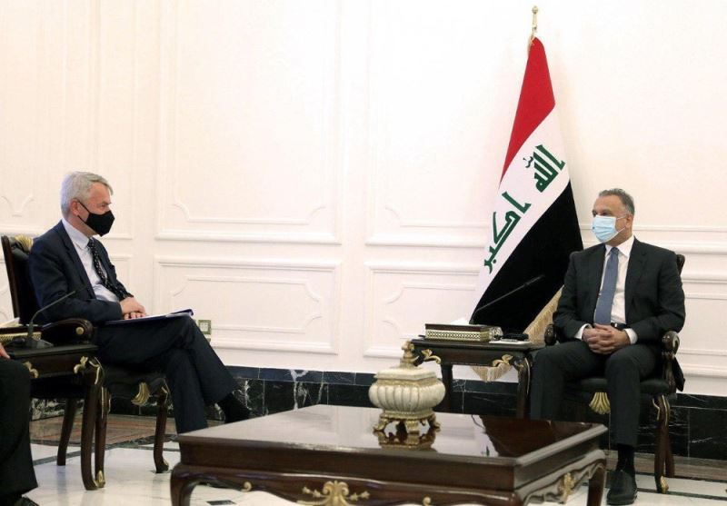 Irak Başbakanı el-Kazimi, Finlandiya Dışişleri Bakanı Haavisto ile görüştü
