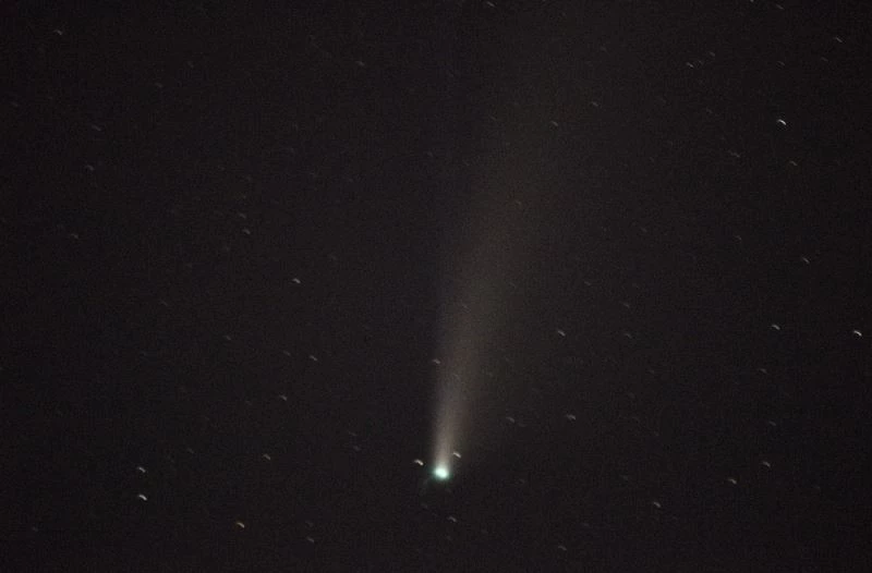 Fotoğrafladıkları kuyruklu yıldızın uğur getireceğine inanıyorlar
