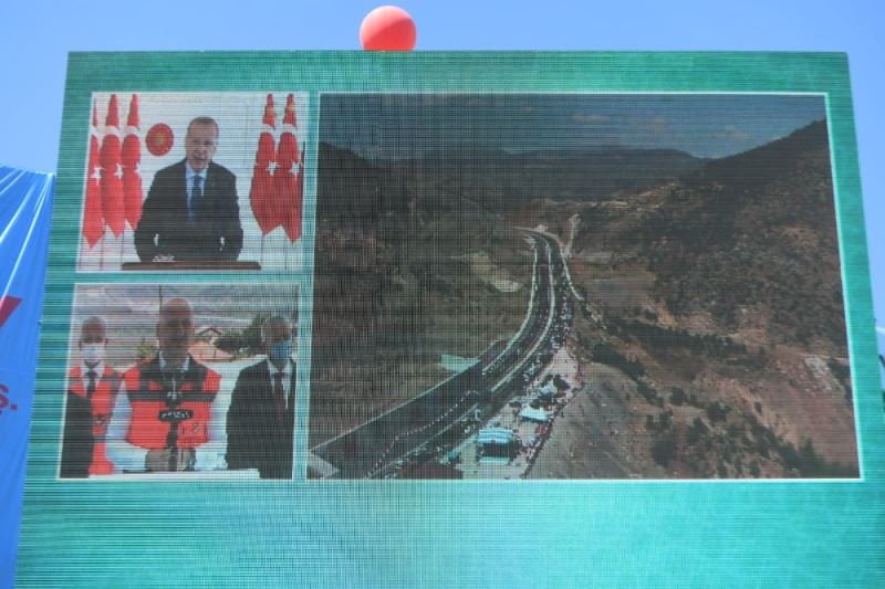 ’Amasya Çevre Yolu’nu Cumhurbaşkanı Erdoğan açtı
