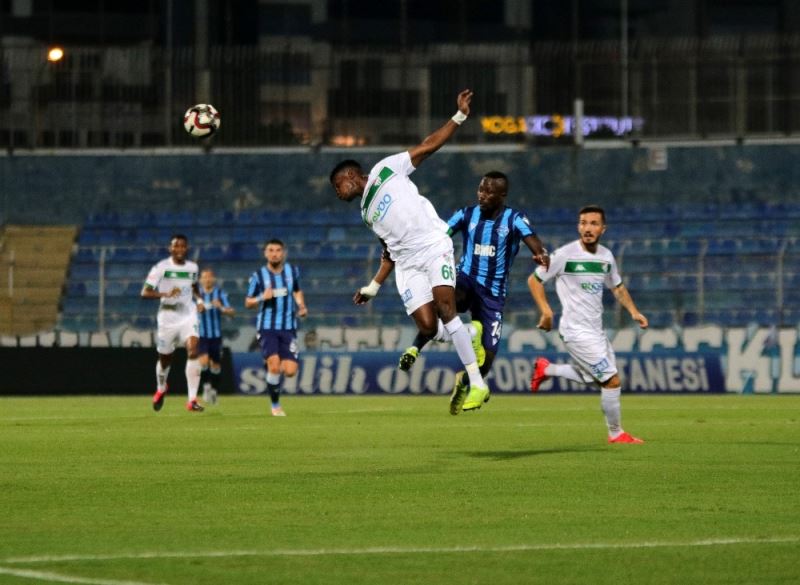 TFF 1. Lig Play-Off Yarı Final: Adana Demirspor: 0 - Bursaspor: 0 (İlk yarı sonucu)
