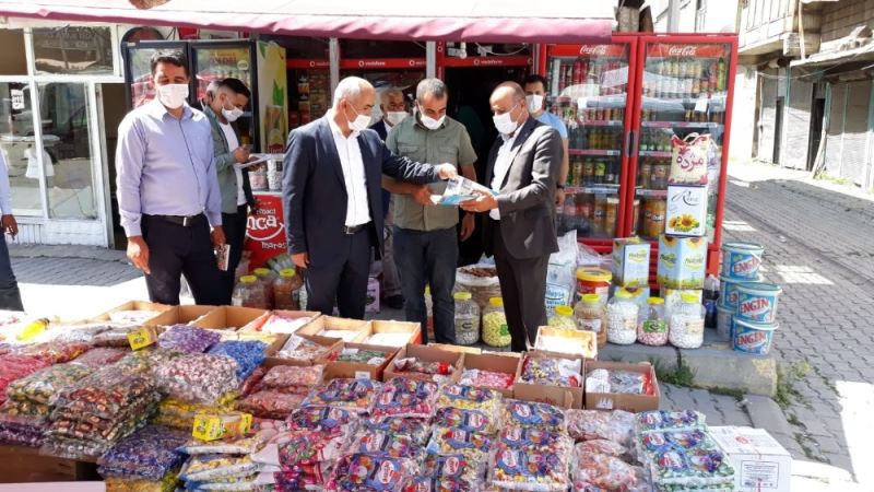 Başkan Ensari’den bayram öncesi esnaf ziyareti
