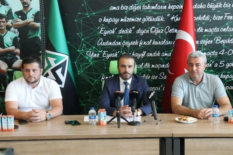 Sakaryaspor Başkanı Cumhur Genç: “Bu şartlar altında biz aday olmayacağız”
