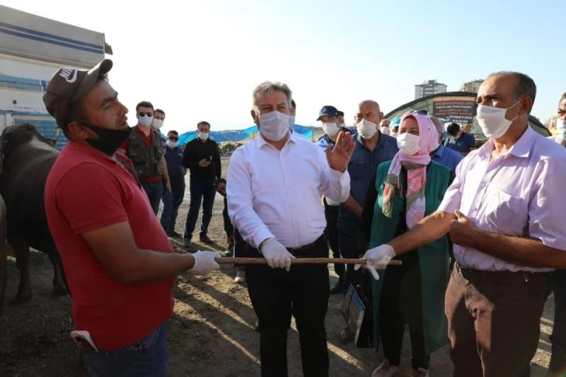 Başkan Palancıoğlı pazarlık etti
