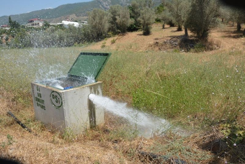 Gazipaşa Ovası’na deneme amaçlı su verildi
