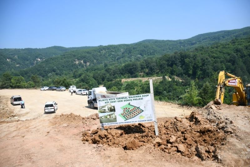 İnegöl Hilmiye Mahallesi’nde yeni yerleşim yeri oluşturuluyor
