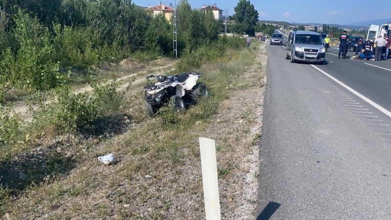 Kastamonu’da otomobil ile ATV çarpıştı: 1 ağır yaralı
