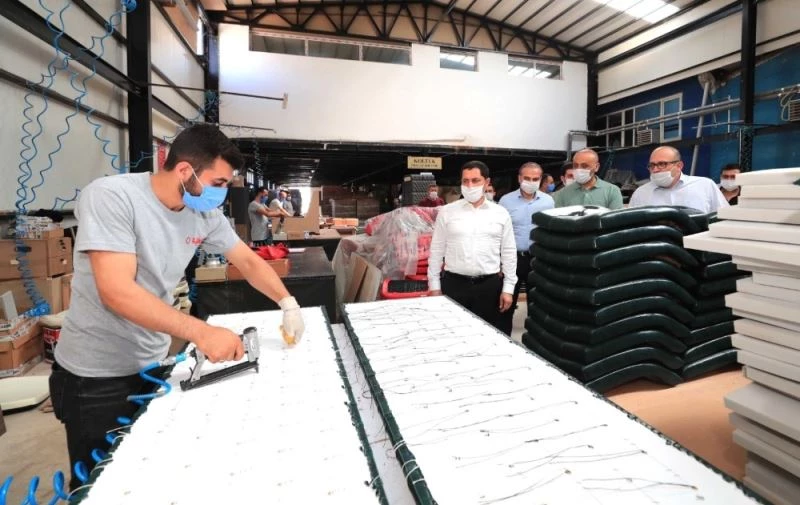 Vali Masatlı’dan Amasya OSB’deki fabrikalarda inceleme
