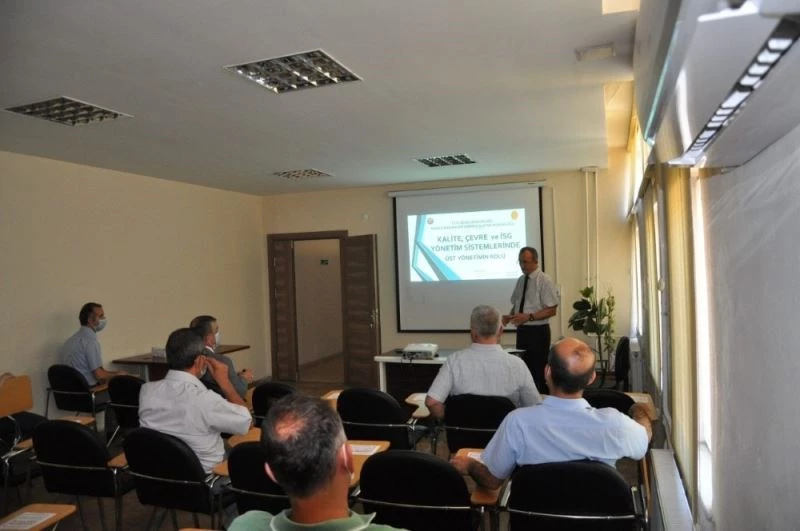 Maden Makinaları Fabrika İşletme Müdürlüğü, çevre yönetim sistemi belgesi aldı
