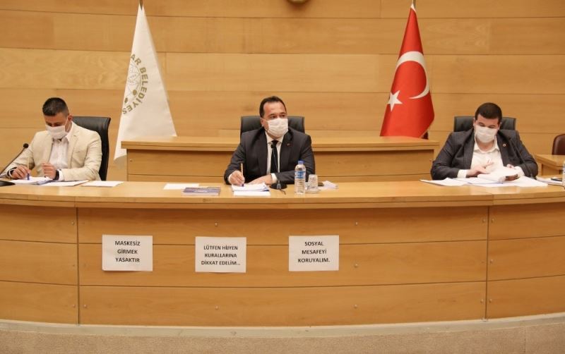 Akhisar Belediyesi temmuz ayı olağan meclis toplantısı yapıldı
