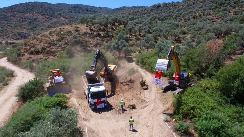 Sarıçay Barajı’nda ilk kazma vuruldu
