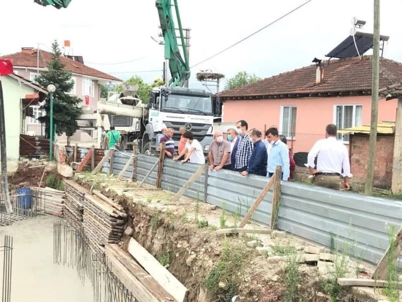 Eseler Cami temeli törenle atıldı
