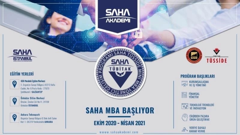 GSO ve saha İstanbul işbirliğinde saha MBA programı kayıtları devam ediyor
