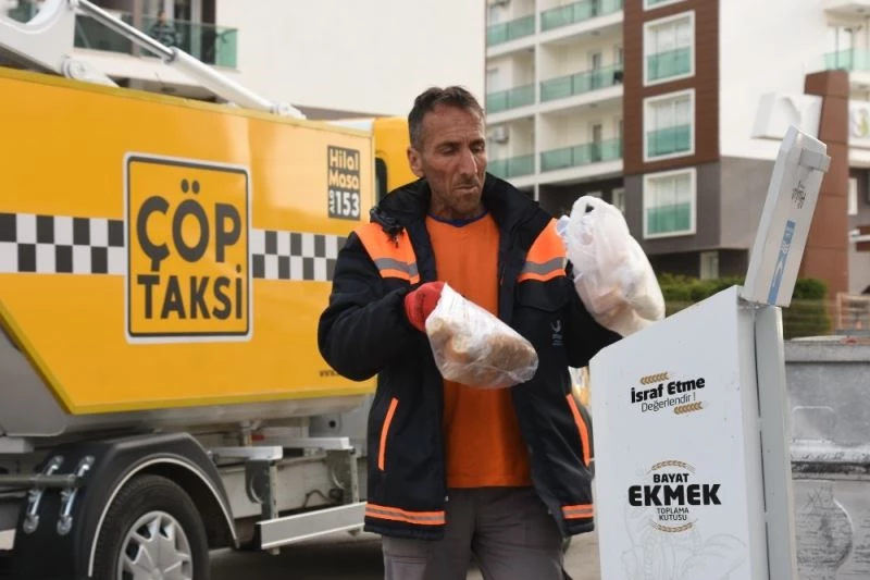 Aliağa Belediyesi bayat ekmek israfını önlüyor
