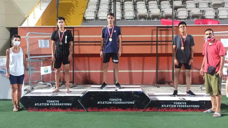 ATLETİZM ŞAMPİYONASINDAN DERECELERLE DÖNDÜLER