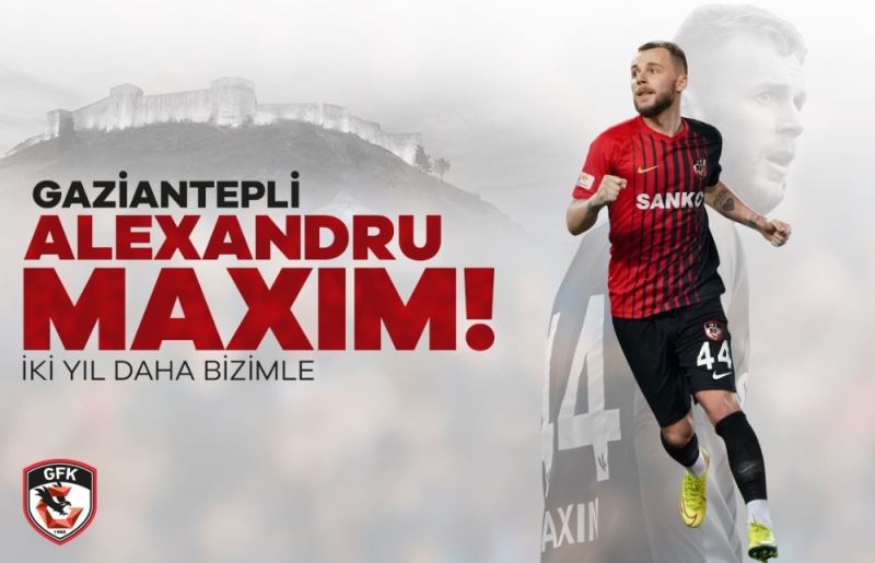 Alexandru Maxim 2 yıl daha Gaziantep’te
