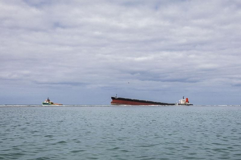 Mauritius’daki petrol felaketine karşı halk saçlarını bağışlıyor
