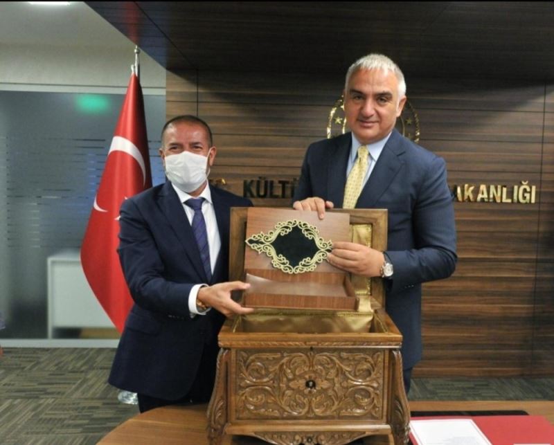 Kervancıoğlu’ndan Kültür ve Turizm Bakanına ziyaret
