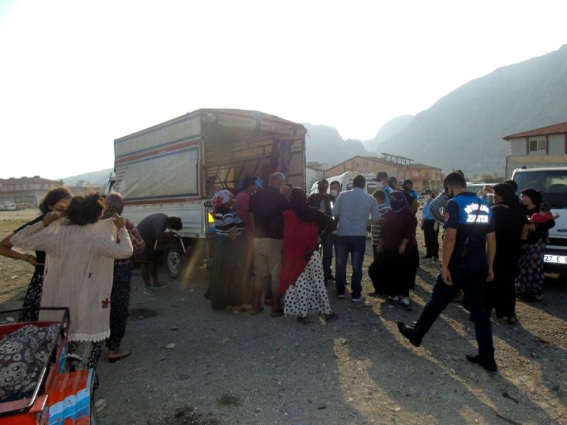 Konargöçer dilenciler Hatay dışına gönderildi
