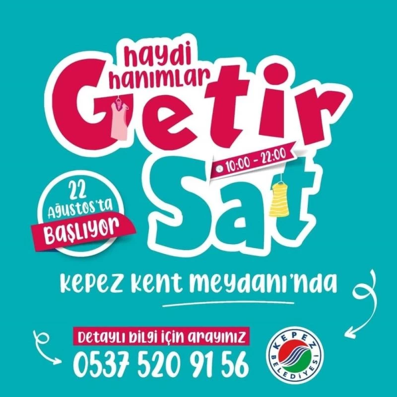 Kepez’de kadınlara ikinci el eşyalarını satma fırsatı
