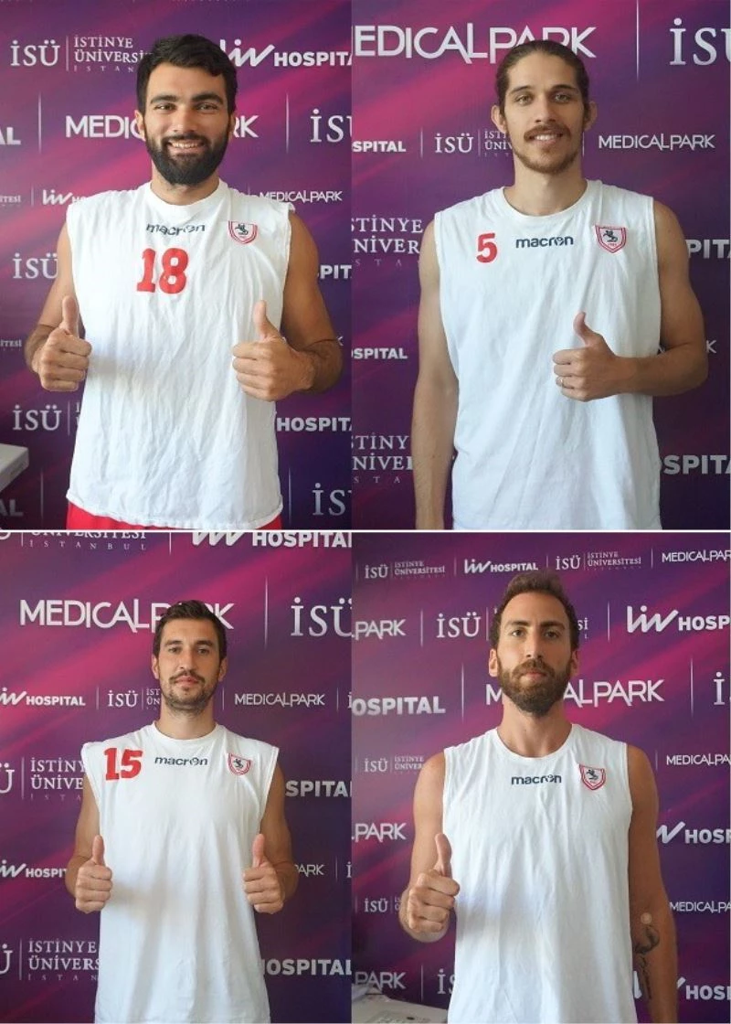 Samsunsporlu basketbolcular sağlık kontrolünden geçti
