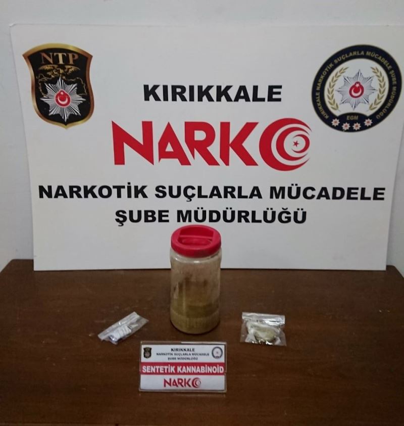 Kırıkkale’de uyuşturucu operasyonu: 1 tutuklama

