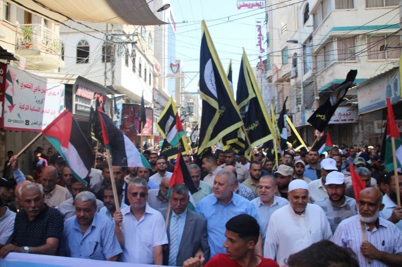 Gazze’de BAE-İsrail anlaşması protesto edildi
