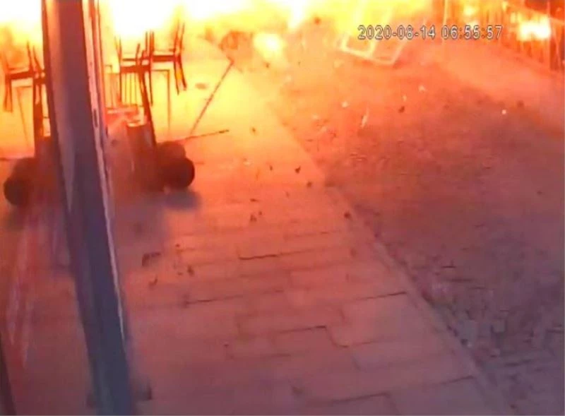 Gaz kaçağından habersiz ocağı yakmaya çalışınca ortalık savaş alanına döndü
