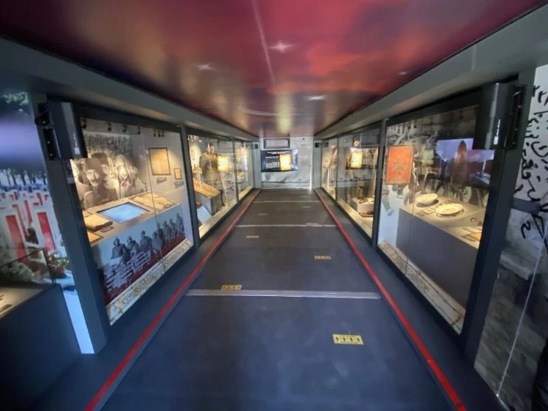Çanakkale Savaşları Mobil Müzesi’ni gezen duygulandı

