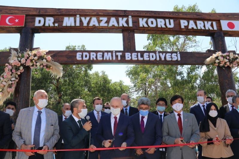 Bakanı Karaismailoğlu, Dr. Miyazaki Koru’nun isminin verildiği parkın açılışını yaptı
