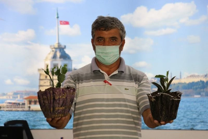 Kalıp ustası, atık kumaştan saksı üretirken kanser hastalığını da yendi
