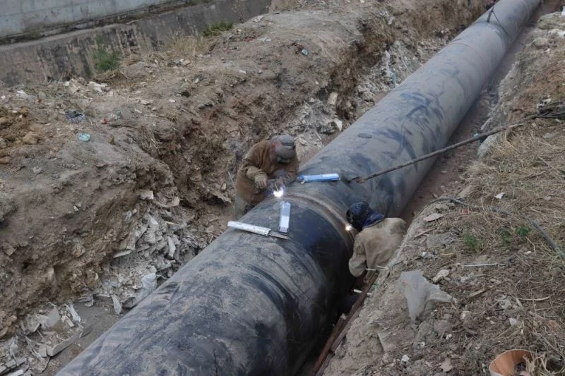 Gebze ve Darıca’da kesintisiz su için dev borular kullanılıyor
