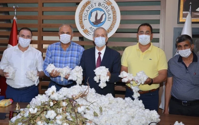 Sezonun ilk kütlü pamuğu ATB’de 55 liradan satıldı
