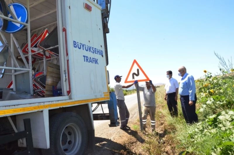 Doğanşehir’de dikey işaretleme

