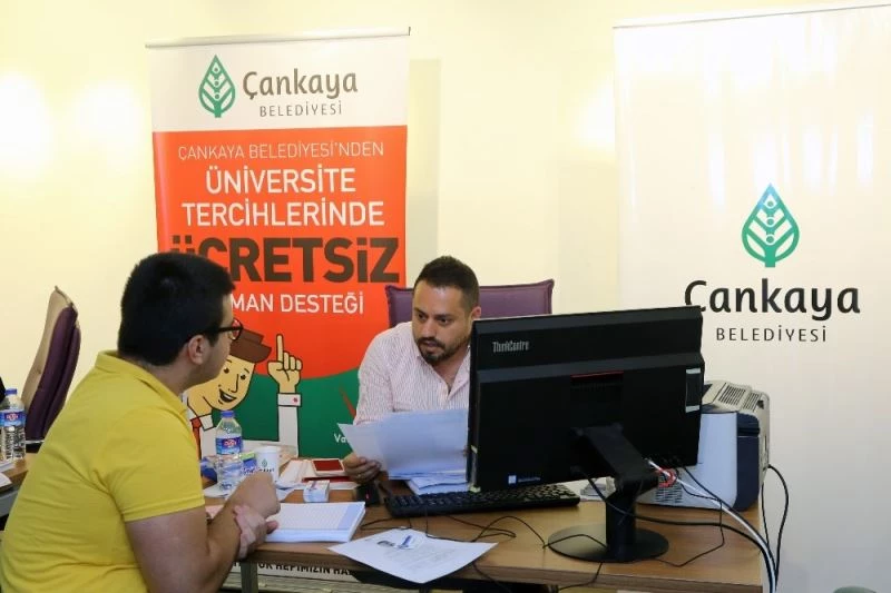 Çankaya’dan üniversite tercihlerinde ücretsiz hizmet
