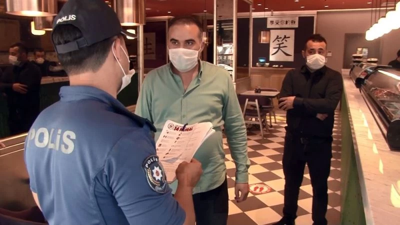 (Özel) Beylikdüzü’nde uyarılara rağmen maskesiz vatandaşlara ceza yağdı
