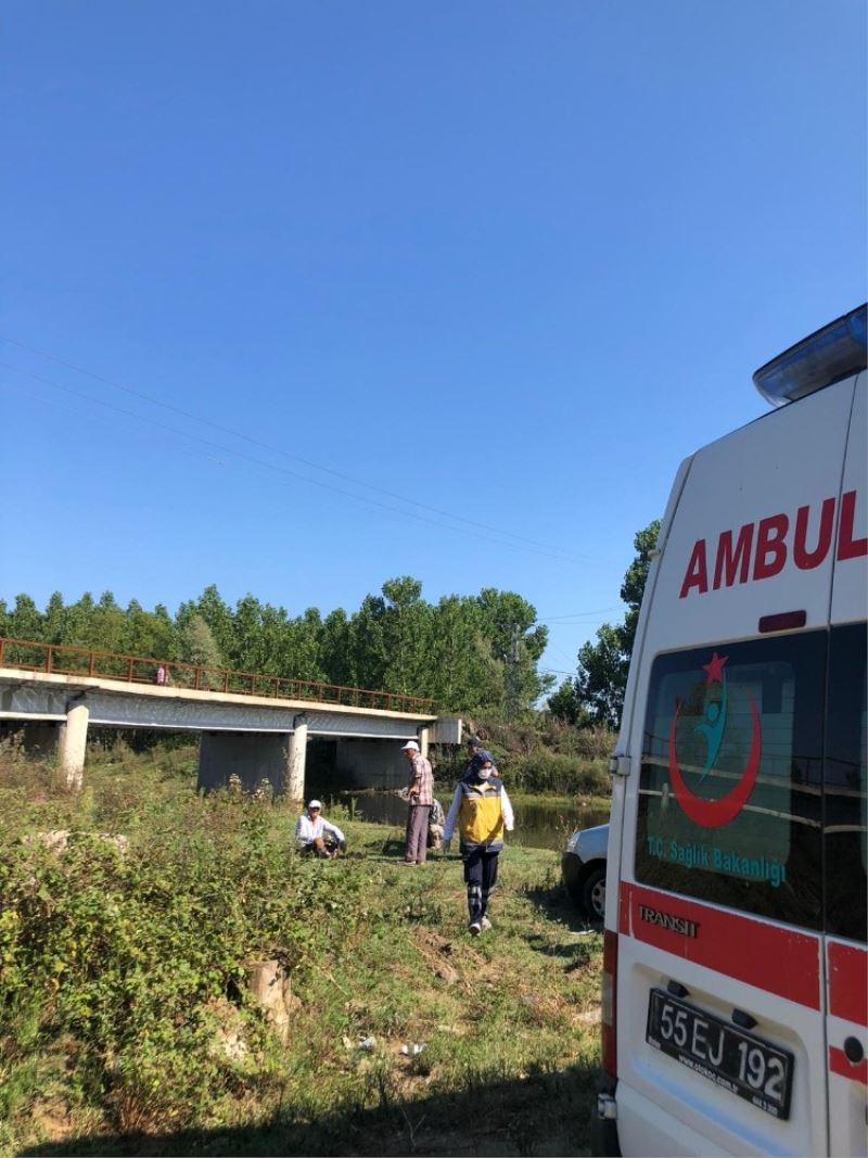 Balık tutarken ölümden döndü
