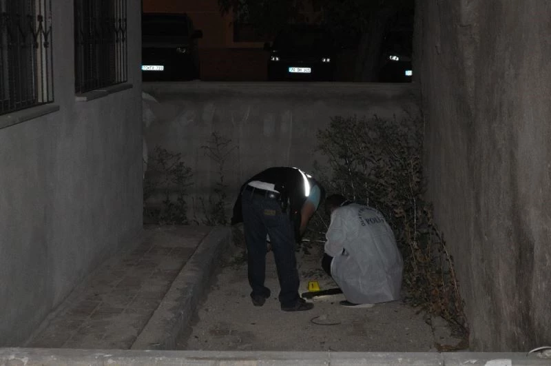 Karaman’da iki bina arasındaki boşlukta pompalı tüfek bulundu
