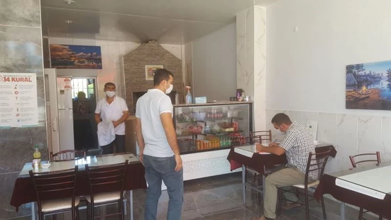 Kaymakam Salih Sak, ilçe merkezi ve köylerde denetime katıldı
