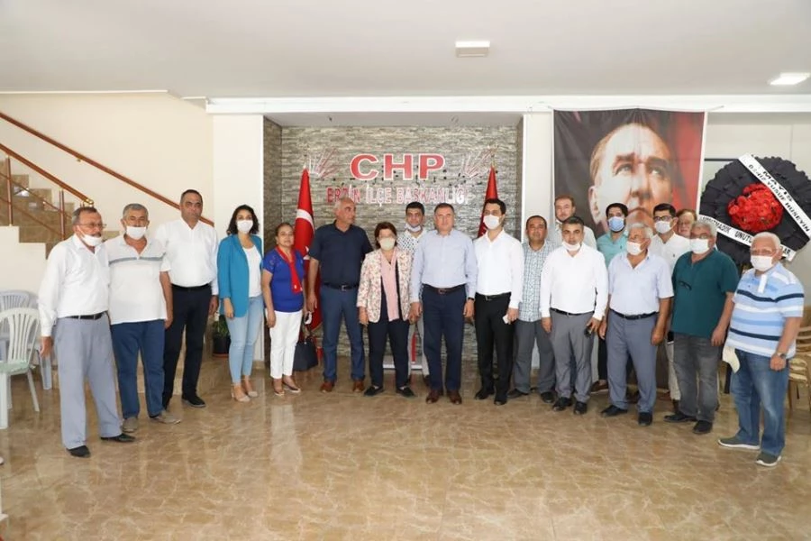 ERZİN CHP’DEN, BAŞKAN SAVAŞ’A ZİYARET