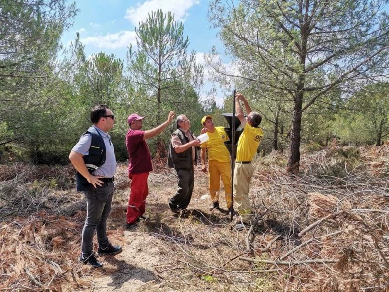 Karabiga’da ‘dumansız yangın’ ile mücadele
