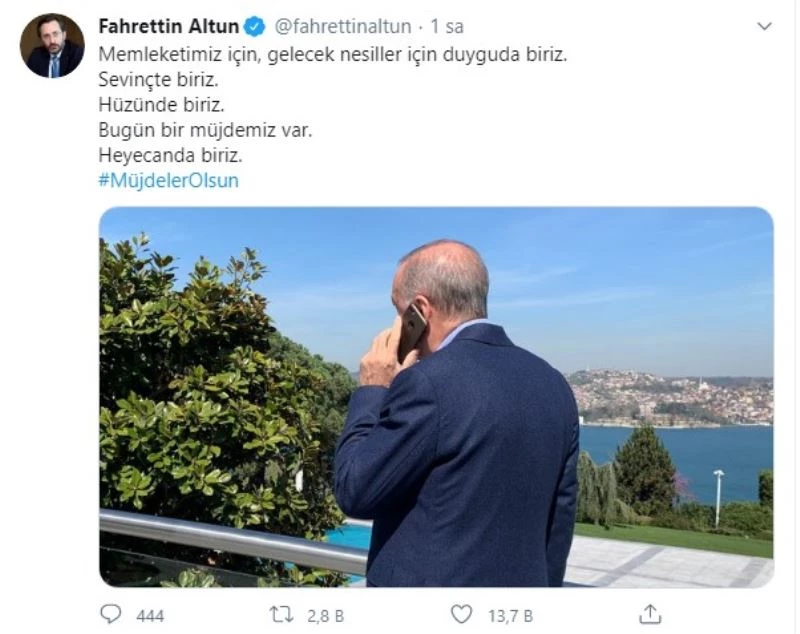 İletişim Başkanı Fahrettin Altun: 