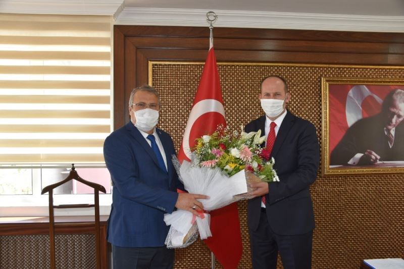 Başkan Çerçi’den Kaymakam Kantay’a ’hayırlı olsun’ ziyareti
