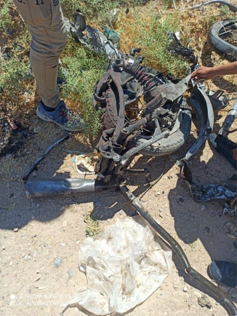 Suluk’ta bomba yüklü motosiklet patladı
