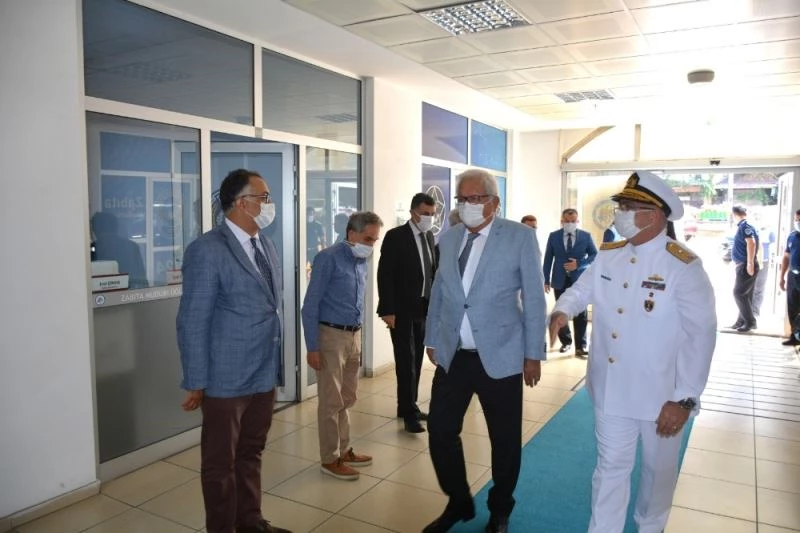 Tuğamiral Gün Başkan Posbıyık’ı ziyaret etti
