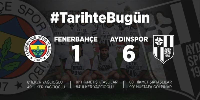 Aydınspor tarihi Fenerbahçe galibiyetini 30’uncu yıl dönümünde andı
