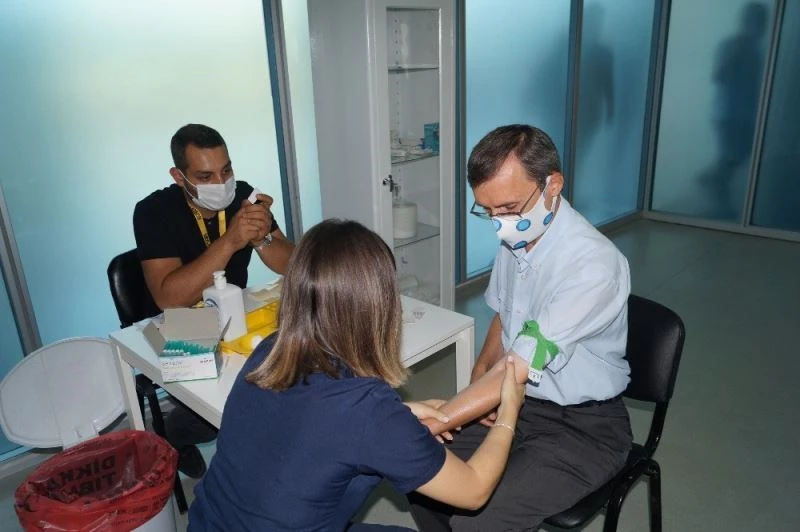 ULUTEK Teknopark çalışanlarına antikor testi uygulandı
